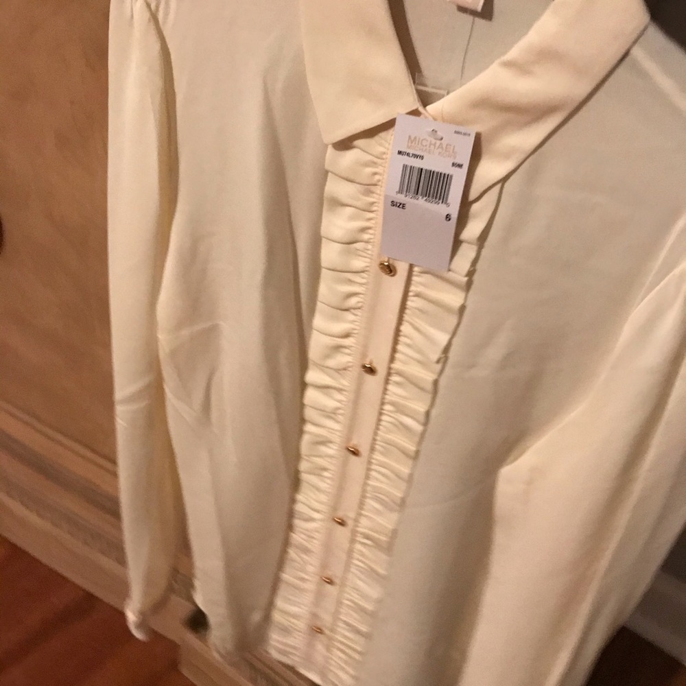Michael kors silk blouse